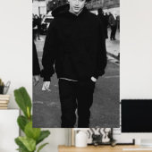 timotechalamet lopen poster (Thuiskantoor)