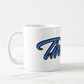 Timothée prénom nom tasse bleue tasse à café (Gauche)