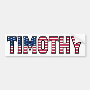 Timothy Nom Vorname USA Aufkleber Sticker Auto