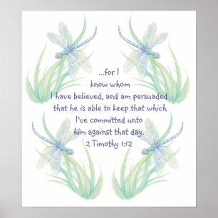 Timothy waterverf Dragonfly-scripts Poster