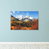 Timpanogos in de herfst van het Utah-gebergte Canvas Afdruk (Insitu (Houten vloer))
