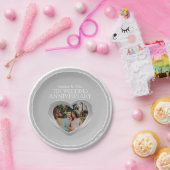 Tin Bruiloft Jubileum foto hart papier bord (Feest)