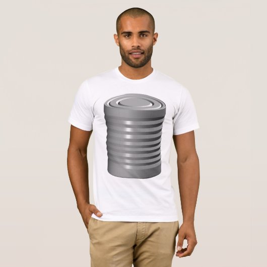 Tin Can Mannen T-shirt (Voorkant volledig)