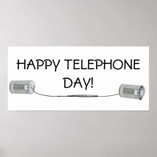 Tin Can Phone (Hoor je me NU?) Poster (Voorkant)