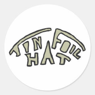 Tin Foil Pet Ronde Sticker