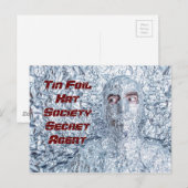 Tin Foil Pet Society Briefkaart (Voorkant / Achterkant)