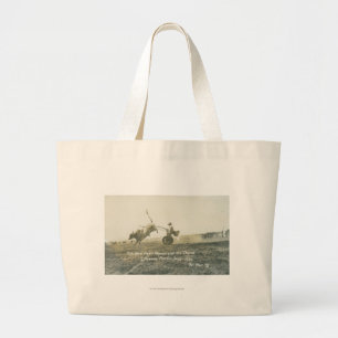 Tin Horn Hank Keenan en zijn chariot. Grote Tote Bag