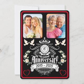 Tin Jubilee 2 Foto 10e Jubileum Uitnodiging