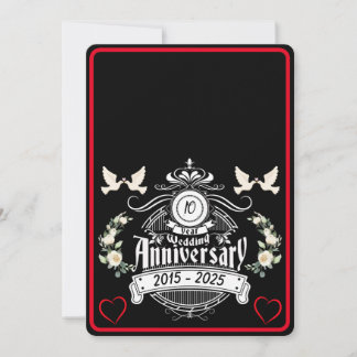 Tin Jubilee 2 Photo Invitation du 10e anniversaire