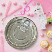 Tin Kan deksel Papieren Bordje (Feest)