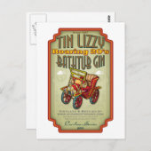 Tin Lizzy Bathtub Gin Briefkaart (Voorkant / Achterkant)
