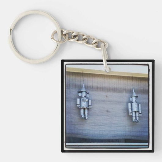 Tin-Man en Tin-vrouw Sleutelhanger (voorkant)