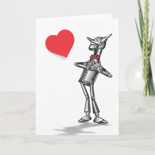 Tin Man in liefde Kaart (Voorkant)