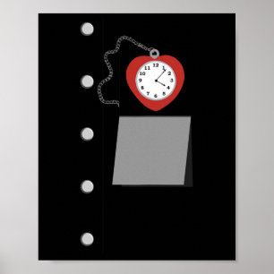Tin Man Kostuum Halloween Wizard of Oz Tinman Vint Poster
