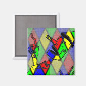 Tin Man Magnet Magneet (Voorkant / Achterkant)
