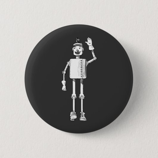Tin-Man Ronde Button 5,7 Cm (Voorkant)