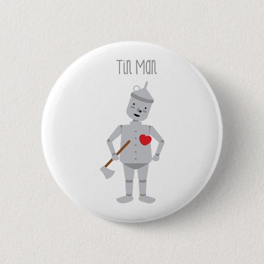 Tin-Man Ronde Button 5,7 Cm (Voorkant)