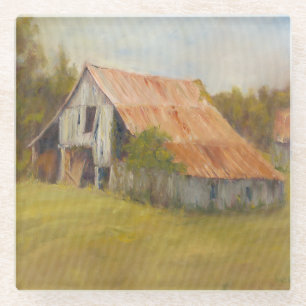 Tin Roof Barn Glazen Onderzetter