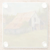 Tin Roof Barn Glazen Onderzetter (Achterkant)