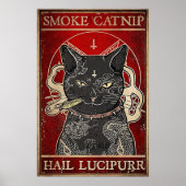  Tin Sign Rookkattenkruid, Retro Metal Poster (Voorkant)