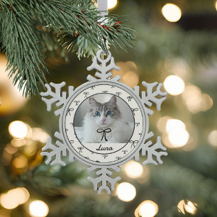  TIN SNEEUWVLOK ORNAMENT