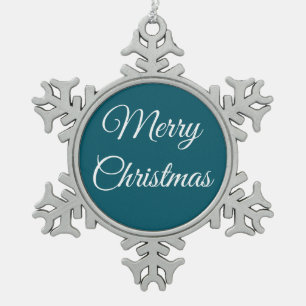 TIN SNEEUWVLOK ORNAMENT