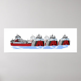 Tin Stacker Triple A Trio Poster