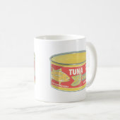 Tin tonijn Ingeblikte vis retro Koffiemok (Voorkant rechts)