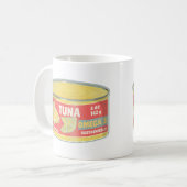 Tin tonijn Ingeblikte vis retro Koffiemok (Voorkant links)