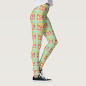 Tin tonijn Ingeblikte vis retro Leggings (Rechts)