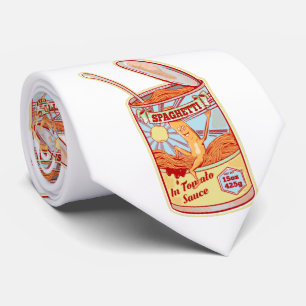 Tin van conserven van Spaghetti Stropdas