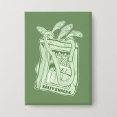 Tin van sardines zoute snack button (Voorkant)