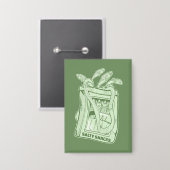 Tin van sardines zoute snack button (Voorkant / Achterkant)