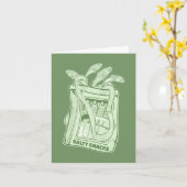 Tin van sardines zoute snack kaart (Gele Bloem)