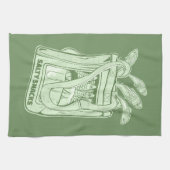 Tin van sardines zoute snack theedoek (Horizontaal)