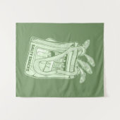 Tin van sardines zoute snack wandkleed (Voorkant (horizontaal))