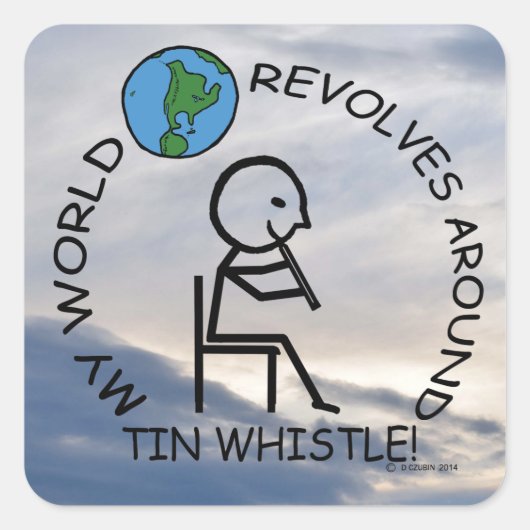 Tin Whistle - Le monde tourne autour du Sticker Ca (Devant)