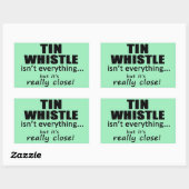 Tin Whistle n'est pas tout Sticker rectangulaire (Feuille)