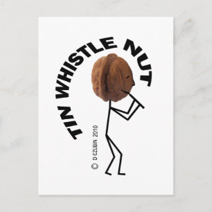 Tin Whistle Nut Briefkaart