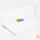 Tina Ronde Sticker (Envelop)