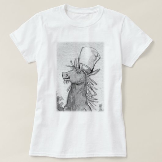 Tinam - T-shirt profil BW (Design devant)