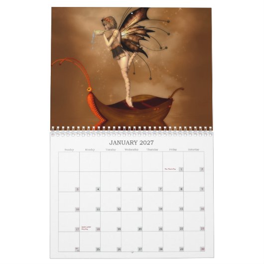 Tina's Digital Artwork Sampler Kalender (Jan 2027)