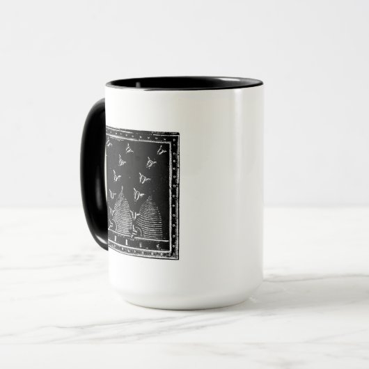 Tindr's bijen 15 oz. Mok (Voorkant links)