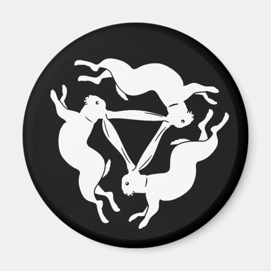 Tinens konijn magneet (Voorkant)