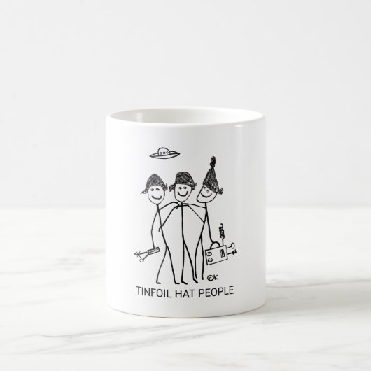 Tinfoil Casquettes - Designer Coffee Mug (Centre)