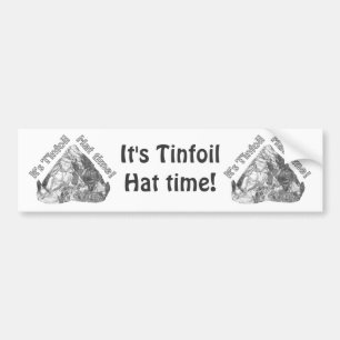 Tinfoil Pet Tijd Bumpersticker