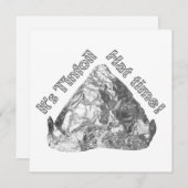 Tinfoil Pet Tijd Kaart (Voorkant / Achterkant)