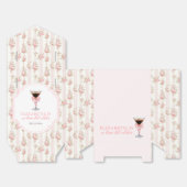 'Tini Beet Oudere Espresso Martini Coquette Verjaa Bedankdoosjes (Ongevouwen)