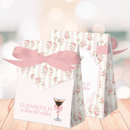 'Tini Beet Oudere Espresso Martini Coquette Verjaa Bedankdoosjes