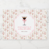 'Tini Beet Oudere Espresso Martini Coquette Verjaa Likeurfles Etiket (Enkel label)